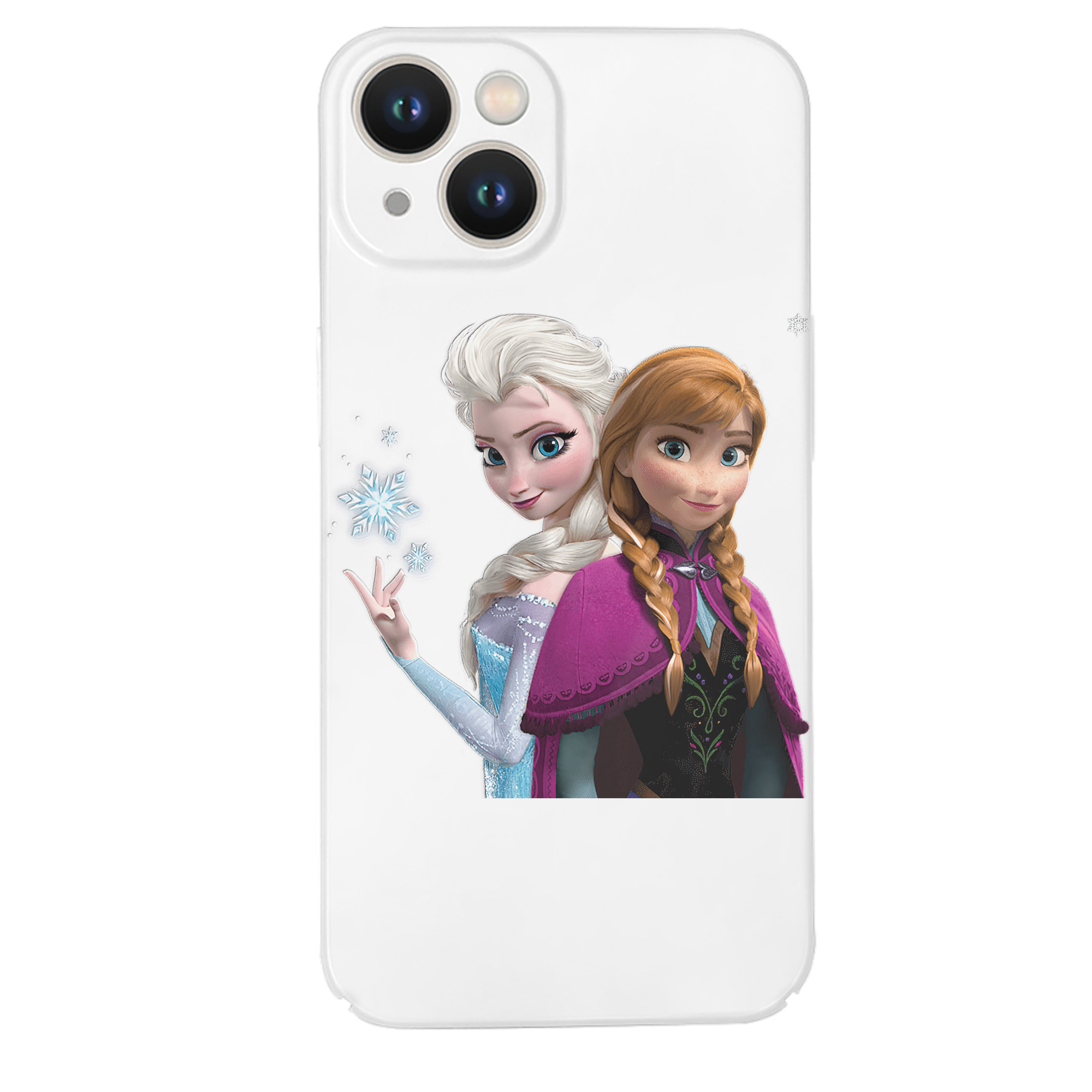 （画像用） アナと雪の女王 アンナ エルサ Frozen Anna Elsa 【iPhone 14シリーズ対応】ハードケース